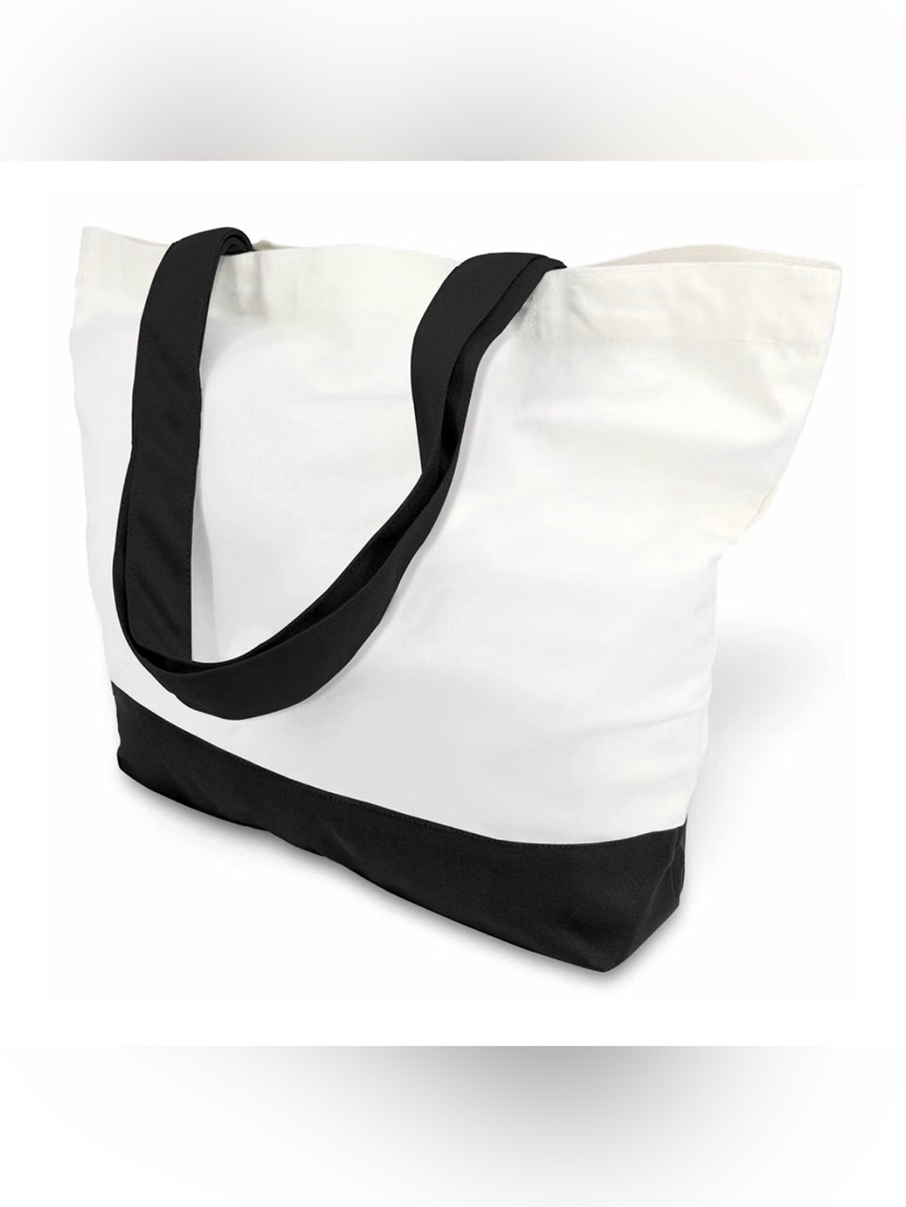 TOPDesign 2 set of 3-Pack Super Strong Large 12oz Cotton Canvas Tote Bags,